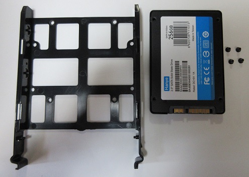 自作pc組み立て SSDを取り付ける作業の説明画像2枚目